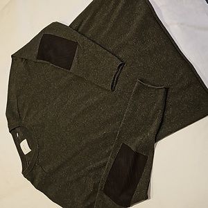 Billy Reid Forest Green Wool Blend Sweater in Size L